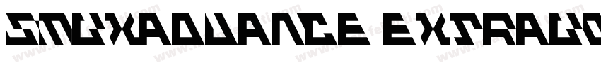 SMBxAdvance ExtraBold字体转换